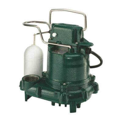 Zoeller M53 1/3HP basement waterproofing sump pump system