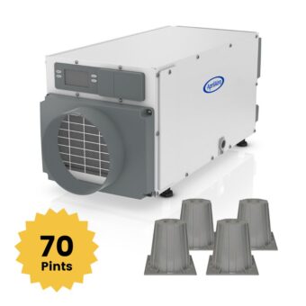 Aprilaire Model E070 dehumidifier for basement and crawl space (70 pint) DIY do it yourself kit