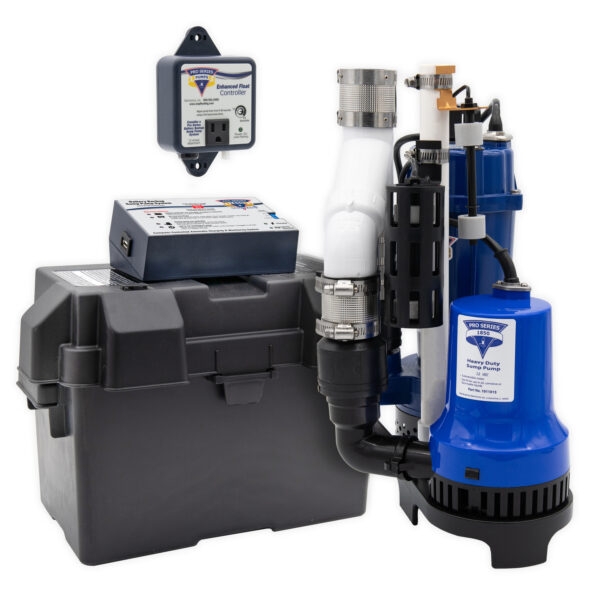 Pro Series 1/3 HP Combination Primary & Backup Sump Pump System